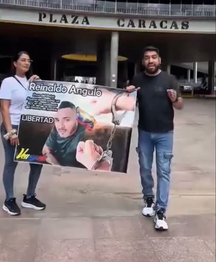 Ramón Centeno exige desde Plaza Caracas que liberen ya a Reinaldo Angulo